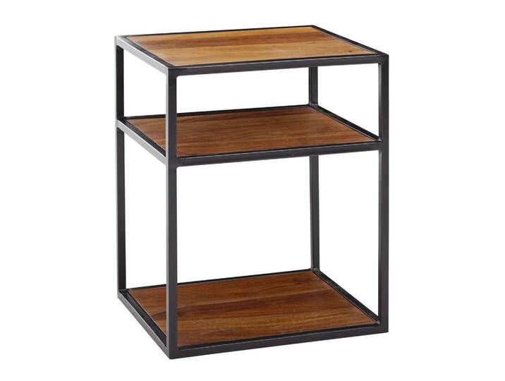 KADIMA DESIGN NACHTTISCH, Braun, Holz, Echtholz, Rechteckig,Rechteckig, Gittergestell, 40x50x35 cm, Schlafzimmer, Nachttische von XXXLutz Marktplatz