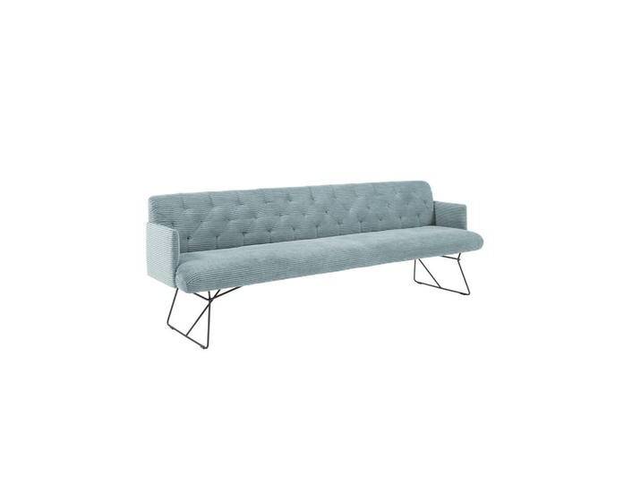 KAWOLA ESSZIMMERBANK, Hellblau, Echtholz, Kufe, 206x85x69 cm, Esszimmer, Bänke, Sitzbänke von XXXLutz Marktplatz