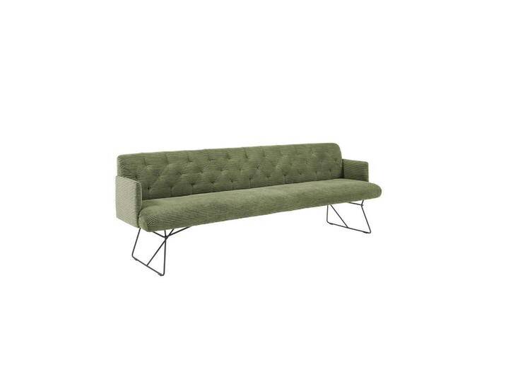 KAWOLA ESSZIMMERBANK, Olivgrün, Echtholz, Kufe, 166x85x69 cm, Esszimmer, Bänke, Sitzbänke von XXXLutz Marktplatz