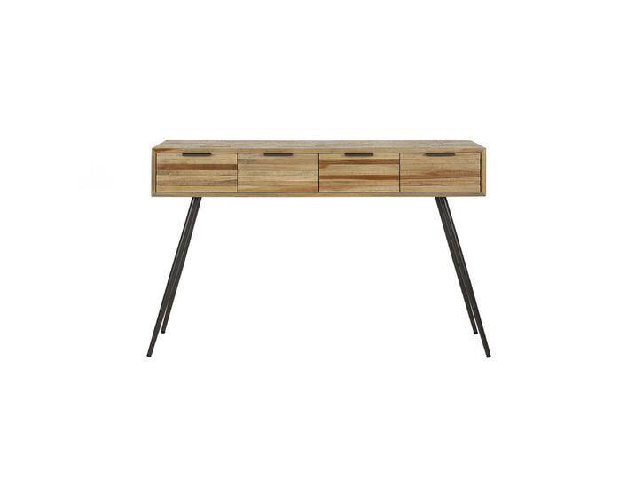 KAWOLA KONSOLENTISCH, Braun, Holz, Teilmassiv, 4 Schubladen, Rechteckig, 120x76x30 cm, Wohnzimmer, Wohnzimmertische, Konsolentische von XXXLutz Marktplatz