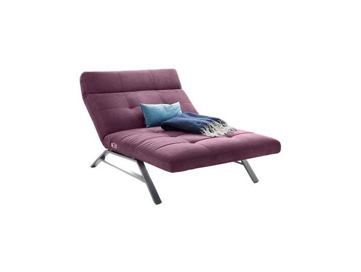 KAWOLA LIEGE, Violett, Silber, Füllung: Schaumstoff, 120x110x158 cm, Wohnzimmer, Sessel, Relaxliegen von XXXLutz Marktplatz