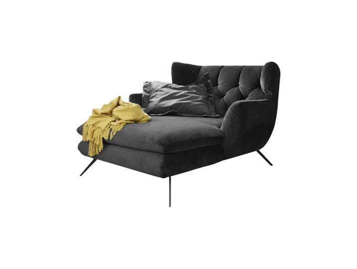 KAWOLA LONGSEAT, Schwarz, Füllung: Polyetherschaumkern, 130x95x160 cm, Wohnzimmer, Sessel, Polstersessel von XXXLutz Marktplatz