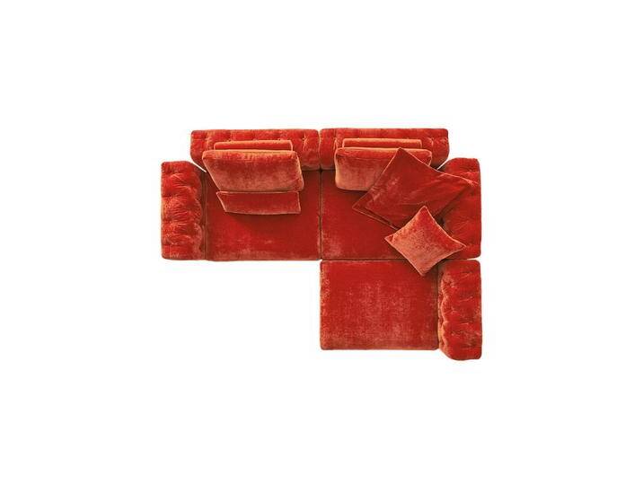 KAWOLA MODULSOFA, Rot, Echtholz, 4-Sitzer, Füllung: Kaltschaum, 268x62x191 cm, Wohnzimmer, Sofas & Couches, Sofas von XXXLutz Marktplatz