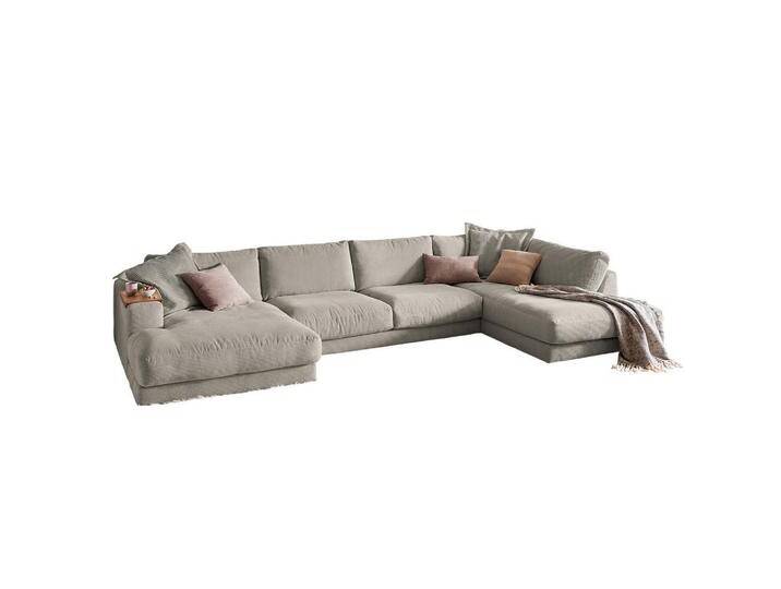 KAWOLA WOHNLANDSCHAFT, Greige, Echtholz, 4-Sitzer, Füllung: Komfortschaum, U-Form, 425x86x224 cm, Wohnzimmer, Sofas & Couches, Wohnlandschaften, Wohnlandschaften in U-Form KAWOLA WOHNLANDSCHAFT, Greige, Echtholz, 4-Sitzer, Füllung: Komfortschaum, U-Form, 425x86x224 cm, Wohnzimmer, Sofas & Couches, Wohnlandschaften, Wohnlandschaften in U-Form von XXXLutz Marktplatz
