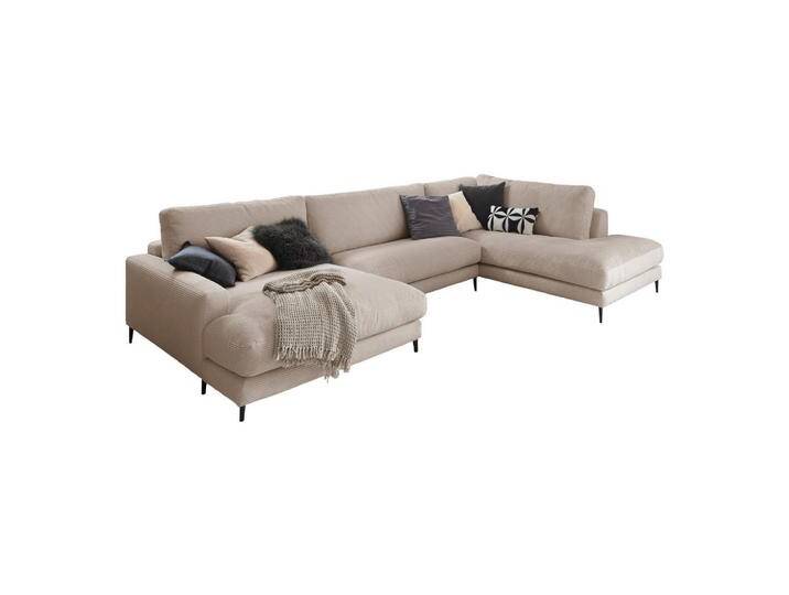 KAWOLA WOHNLANDSCHAFT, Taupe, Echtholz, 3-Sitzer, Füllung: Kaltschaum, U-Form, 341x84x223 cm, Wohnzimmer, Sofas & Couches, Wohnlandschaften, Wohnlandschaften in U-Form KAWOLA WOHNLANDSCHAFT, Taupe, Echtholz, 3-Sitzer, Füllung: Kaltschaum, U-Form, 341x84x223 cm, Wohnzimmer, Sofas & Couches, Wohnlandschaften, Wohnlandschaften in U-Form von XXXLutz Marktplatz