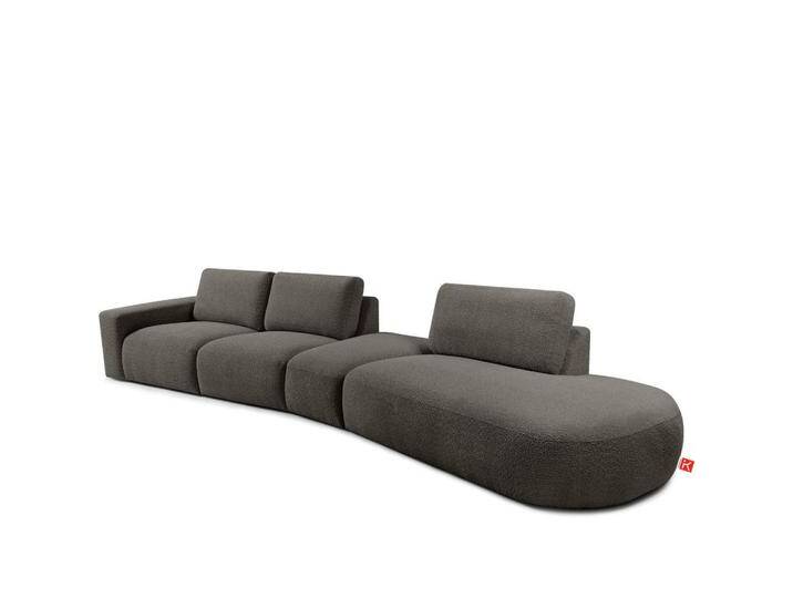 KONSIMO® 5-SITZER, Dunkelbraun, L-Form, 430x84x105 cm, Wohnzimmer, Sofas & Couches, Sofas, Bigsofas von XXXLutz Marktplatz