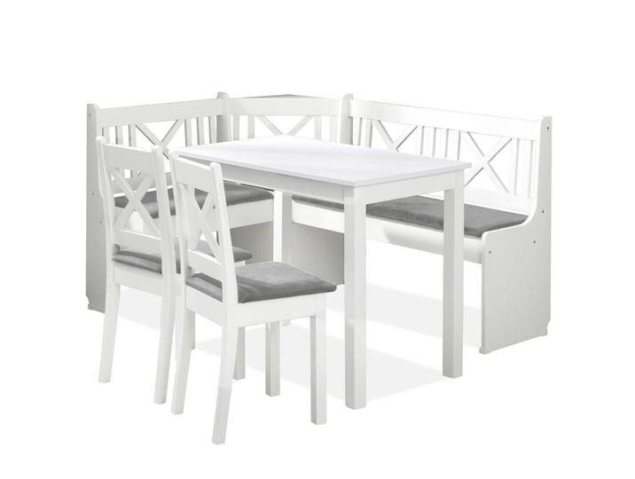 KONSIMO® ECKBANKGRUPPE, Hellgrau, Holz, Rechteckig, 157x117x87 cm, Esszimmer, Bänke, Tisch- & Eckbankgruppen von XXXLutz Marktplatz