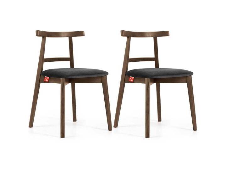 KONSIMO® ESSTISCHSTÜHLE, Dunkelgrau, Eiche, Holz, 47x76x45 cm, Hergestellt in Europa, Esszimmer, Stühle, Esszimmerstühle, Vierfußstühle von XXXLutz Marktplatz