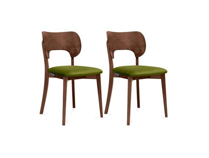 KONSIMO® ESSZIMMERSTÜHLE, Olivgrün, Walnuss, Holz, Echtholz, 47x81x45 cm, Esszimmer, Stühle, Esszimmerstühle, Vierfußstühle von XXXLutz Marktplatz