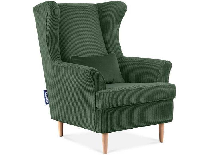 KONSIMO® OHRENSESSEL, Dunkelgrün, 82x108x80 cm, Wohnzimmer, Sessel, Polstersessel von XXXLutz Marktplatz
