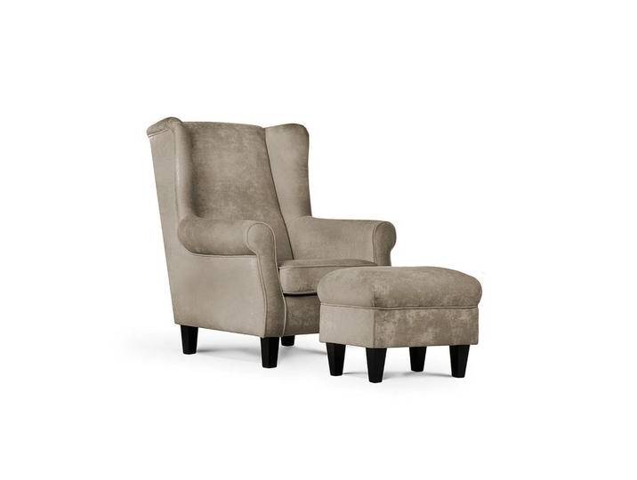 KONSIMO® OHRENSESSEL-SET, Beige, Rechteckig, 82x105x97 cm, Hergestellt in Europa, Wohnzimmer, Sessel, Ohrensessel von XXXLutz Marktplatz