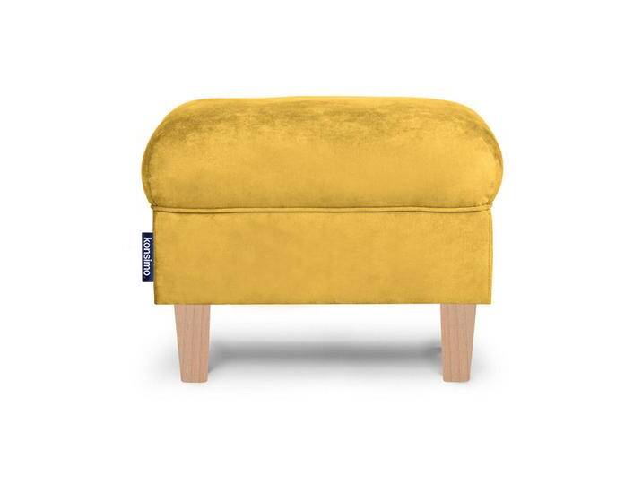 KONSIMO® SITZHOCKER, Gelb, Buche, Rechteckig, 55x42x40 cm, Hergestellt in Europa, Wohnzimmer, Hocker, Sitzhocker von XXXLutz Marktplatz