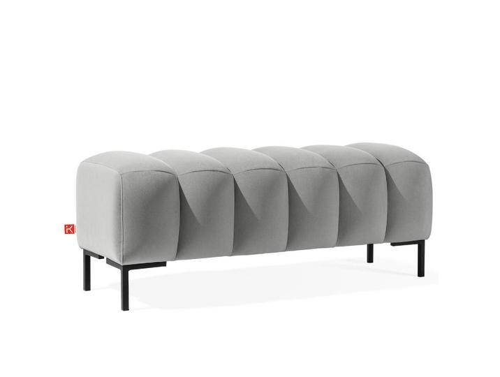KONSIMO® SITZHOCKER, Hellgrau, Holz, Rechteckig, 120x50x50 cm, Hergestellt in Europa, FSC 100%, Wohnzimmer, Hocker, Sitzhocker von XXXLutz Marktplatz