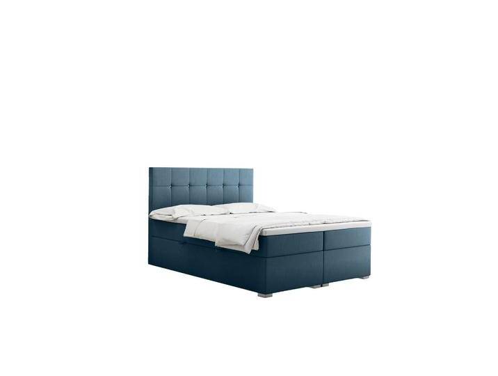 Kaiser Möbel BOXBETT, Hellblau, 2 Schubladen, H2, Höhe ca. 20 cm, einzeln stellbar,Rechteckig, Rollen, 120x200 cm, REACH, Schlafzimmer, Betten, Boxspringbetten von XXXLutz Marktplatz