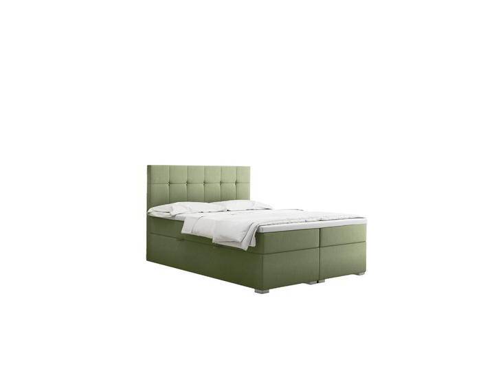 Kaiser Möbel BOXBETT, Hellgrün, 2 Schubladen, H2, Höhe ca. 20 cm, einzeln stellbar,Rechteckig, Rollen, 140x200 cm, REACH, Schlafzimmer, Betten, Boxspringbetten von XXXLutz Marktplatz