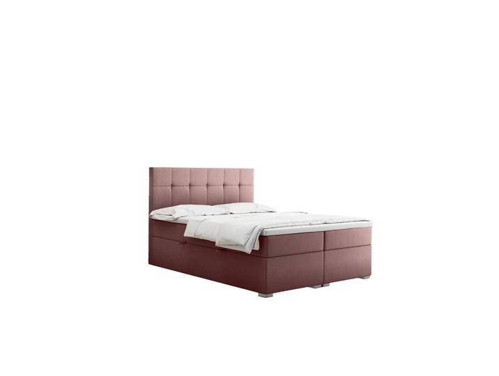 Kaiser Möbel BOXBETT, Rosa, 2 Schubladen, H2, Höhe ca. 20 cm, einzeln stellbar,Rechteckig, Rollen, 140x200 cm, REACH, Schlafzimmer, Betten, Boxspringbetten von XXXLutz Marktplatz