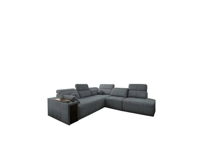 Kaiser Möbel ECKSOFA, Dunkelgrau, Holz, 4-Sitzer, L-Form, Ottomane links, Ottomane rechts,L-Form, 300x288 cm, Wohnzimmer, Sofas & Couches, Wohnlandschaften, Ecksofas von XXXLutz Marktplatz
