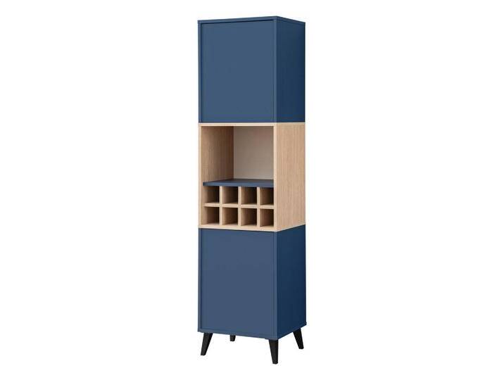 Komodee HIGHBOARD, Blau, Hellbraun, 1 Fächer, Rechteckig, 45.8x172.6x35 cm, Wohnzimmer, Regale, Weinregale von XXXLutz Marktplatz
