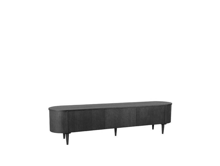 LABEL51 TV-MÖBEL, Schwarz, Holz, 220x55x47 cm, Wohnzimmer, Wohnwände, Lowboards, Lowboards stehend von XXXLutz Marktplatz