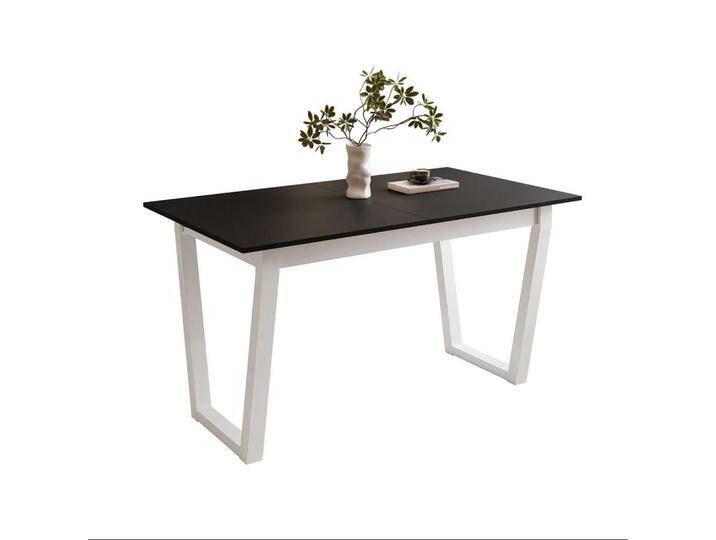 Lookway ESSTISCH, Schwarz, 8-Sitzer, Rechteckig,Rechteckig, 80x77x140 cm, Hergestellt in Europa, Esszimmer, Tische, Esstische von XXXLutz Marktplatz