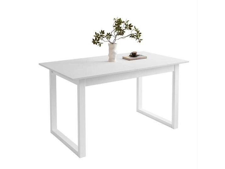 Lookway ESSTISCH, Weiß, 8-Sitzer, Rechteckig,Rechteckig, 80x77x140 cm, Hergestellt in Europa, Esszimmer, Tische, Esstische von XXXLutz Marktplatz