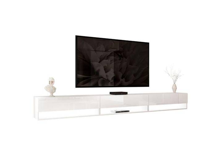 Lookway HÄNGESCHRANK, Weiß Hochglanz, 3 Fächer, Rechteckig, 270x30x35 cm, Wohnzimmer, Wohnwände, Lowboards, Lowboards stehend von XXXLutz Marktplatz