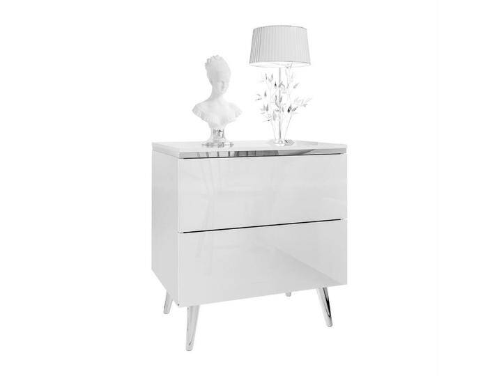 Lookway NACHTTISCH, Weiß Hochglanz, 50x53x37 cm, Schlafzimmer, Nachttische von XXXLutz Marktplatz
