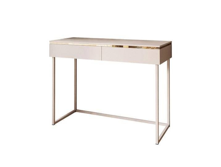 Lookway SCHMINKTISCH, Kaschmir, Uni, 2 Schubladen, Rechteckig, 102x79x44 cm, Wohnzimmer, Wohnzimmertische, Konsolentische von XXXLutz Marktplatz