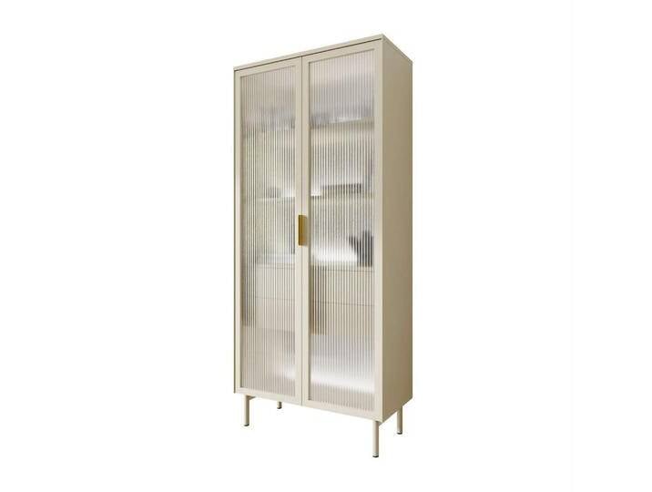 Lookway VITRINE, Kaschmir, 82x195x39 cm, Wohnzimmer, Wohnwände, Vitrinenschränke von XXXLutz Marktplatz