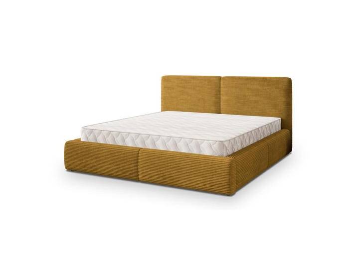 MASSENO POLSTERBETT, Gelb, Holz, 140x200 cm, Schlafzimmer, Betten, Polsterbetten von XXXLutz Marktplatz