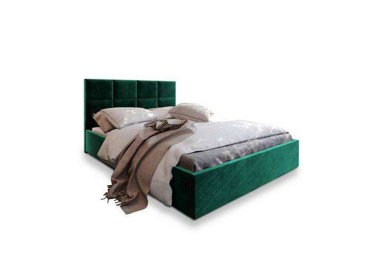 MASSENO POLSTERBETT, Grün, Holz, 140x200 cm, Schlafzimmer, Betten, Polsterbetten von XXXLutz Marktplatz