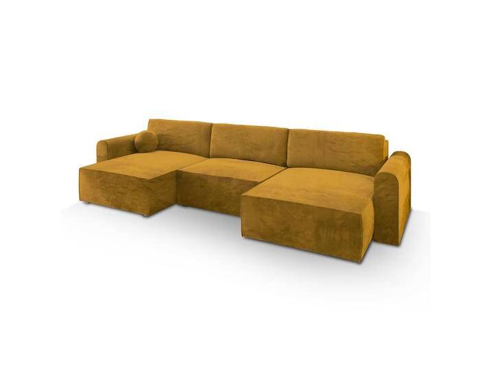 MASSENO WOHNLANDSCHAFT, Gelb, Holz, 5-Sitzer, U-Form, 347x90x148 cm, Wohnzimmer, Sofas & Couches, Wohnlandschaften, Wohnlandschaften in U-Form MASSENO WOHNLANDSCHAFT, Gelb, Holz, 5-Sitzer, U-Form, 347x90x148 cm, Wohnzimmer, Sofas & Couches, Wohnlandschaften, Wohnlandschaften in U-Form von XXXLutz Marktplatz