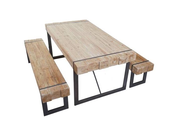 MCW ESSZIMMERGARNITUR, Braun, Holz, 200x80x90 cm, Esszimmer, Bänke, Tisch- & Eckbankgruppen MCW ESSZIMMERGARNITUR, Braun, Holz, 200x80x90 cm, Esszimmer, Bänke, Tisch- & Eckbankgruppen von XXXLutz Marktplatz