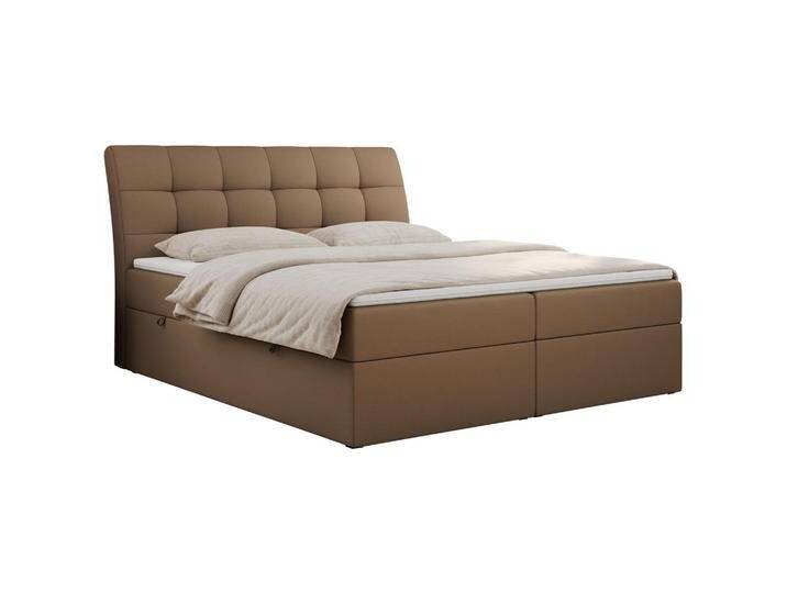 MKS BOXBETT, Braun, 2-Sitzer, H4, Rechteckig, 120x200 cm, Schlafzimmer, Betten, Boxspringbetten von XXXLutz Marktplatz