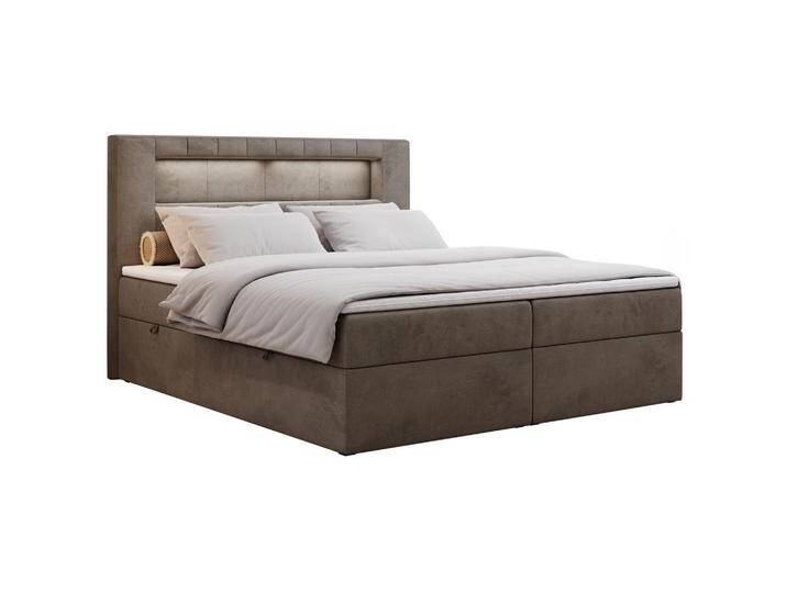 MKS BOXBETT, Braun, 2-Sitzer, H4, Rechteckig, 200x200 cm, Schlafzimmer, Betten, Boxspringbetten von XXXLutz Marktplatz