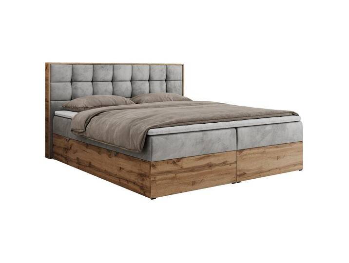 MKS BOXBETT, Hellgrau, 2-Sitzer, H3, 7-Zonen, Rechteckig, 180x200 cm, Schlafzimmer, Betten, Boxspringbetten von XXXLutz Marktplatz
