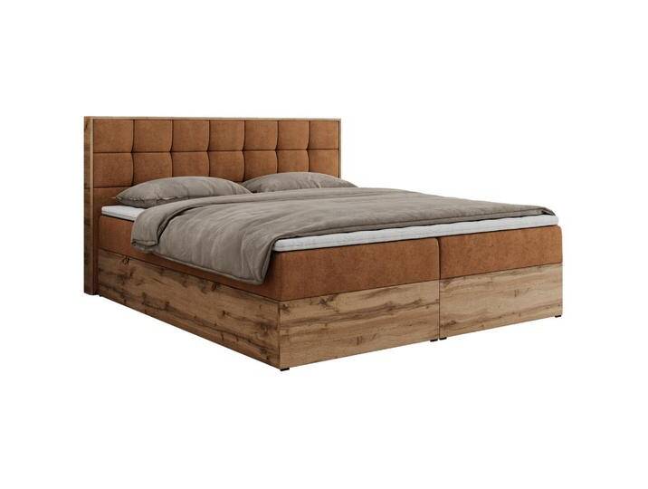 MKS BOXBETT, Orange, 2-Sitzer, H4, 7-Zonen, Rechteckig, 140x200 cm, Schlafzimmer, Betten, Boxspringbetten von XXXLutz Marktplatz