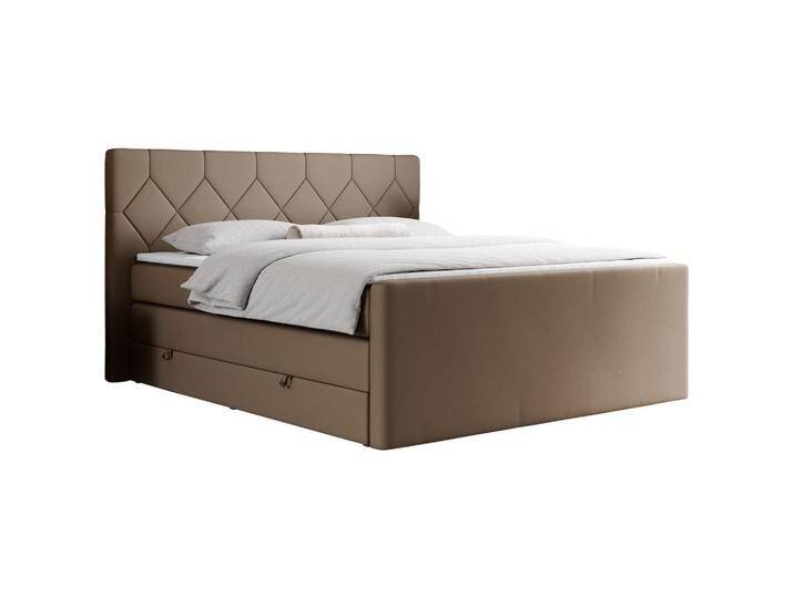 MKS BOXSPRINGBETT, Braun, 2-Sitzer, H4, Rechteckig, 160x200 cm, Schlafzimmer, Betten, Boxspringbetten von XXXLutz Marktplatz
