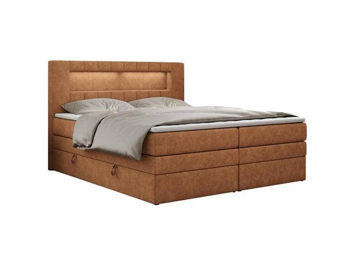 MKS BOXSPRINGBETT, Orange, 2-Sitzer, H3, Rechteckig, 140x200 cm, Schlafzimmer, Betten, Boxspringbetten von XXXLutz Marktplatz