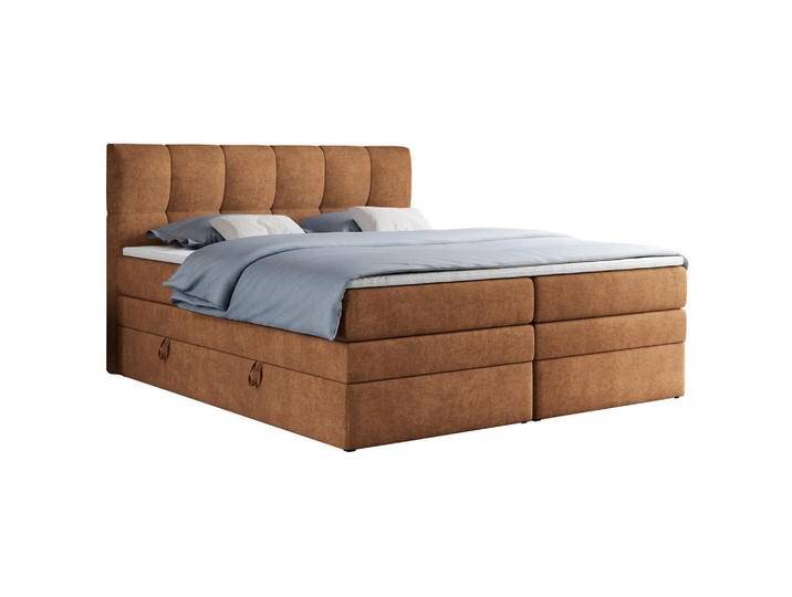 MKS BOXSPRINGBETT, Orange, 2-Sitzer, H3, Rechteckig, 160x200 cm, Schlafzimmer, Betten, Boxspringbetten von XXXLutz Marktplatz