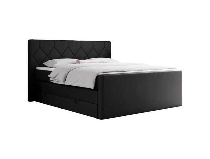 MKS BOXSPRINGBETT, Schwarz, 2-Sitzer, H4, Rechteckig, 200x200 cm, Schlafzimmer, Betten, Boxspringbetten von XXXLutz Marktplatz