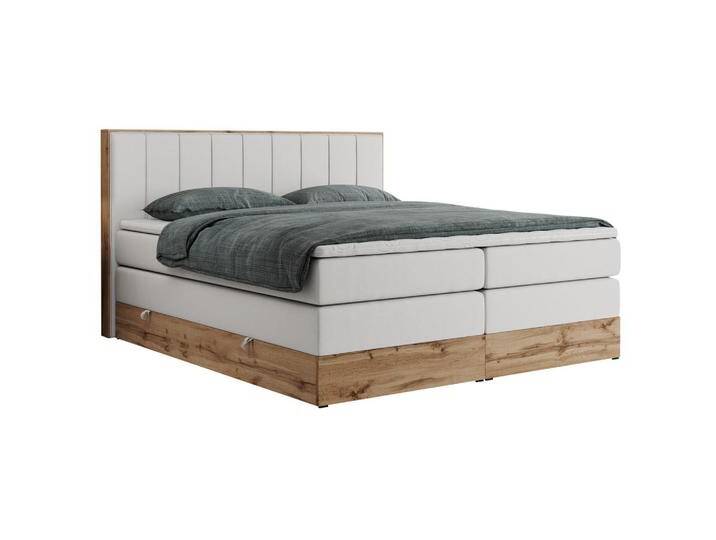 MKS BOXSPRINGBETT, Weiß, 2-Sitzer, H4, Rechteckig, 140x200 cm, Schlafzimmer, Betten, Boxspringbetten von XXXLutz Marktplatz