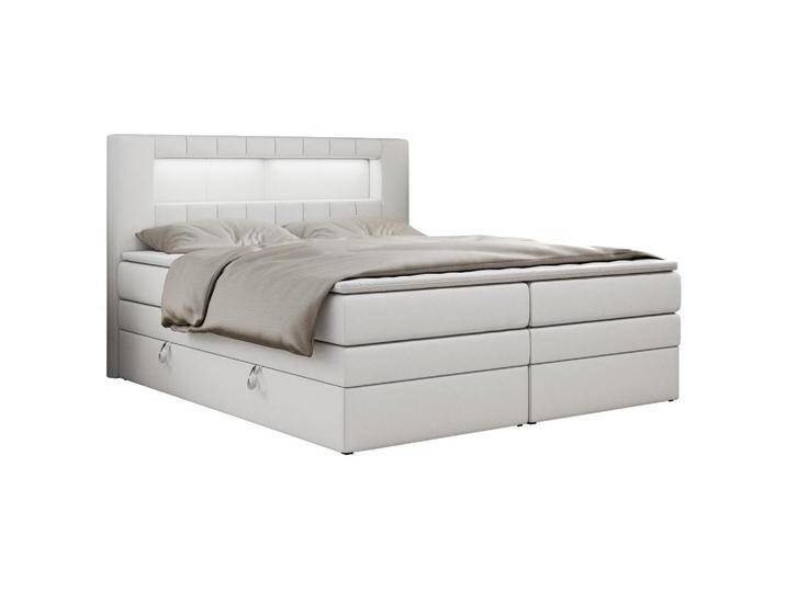 MKS BOXSPRINGBETT, Weiß, 2-Sitzer, H4, Rechteckig, 160x200 cm, Schlafzimmer, Betten, Boxspringbetten von XXXLutz Marktplatz