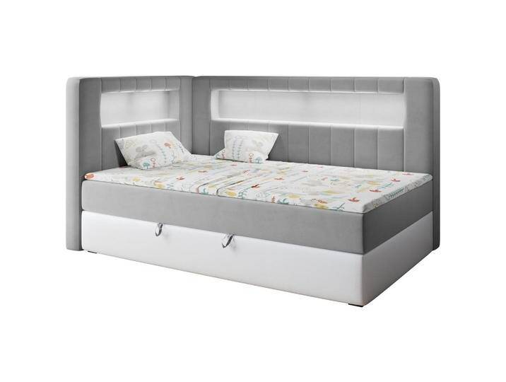 MKS BOXSPRINGBETT JUNIOR, Grau, Weiß, 1-Sitzer, Rechteckig, 90x200 cm, Kinder- & Jugendzimmer, Jugendmöbel, Jugendbetten MKS BOXSPRINGBETT JUNIOR, Grau, Weiß, 1-Sitzer, Rechteckig, 90x200 cm, Kinder- & Jugendzimmer, Jugendmöbel, Jugendbetten von XXXLutz Marktplatz