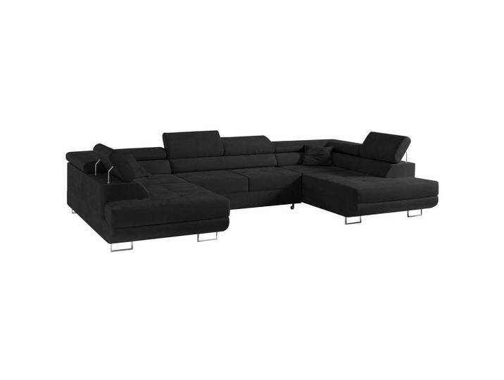 MKS WOHNLANDSCHAFT, Schwarz, 6-Sitzer, U-Form, 340x55x205 cm, Wohnzimmer, Sofas & Couches, Wohnlandschaften, Wohnlandschaften in U-Form MKS WOHNLANDSCHAFT, Schwarz, 6-Sitzer, U-Form, 340x55x205 cm, Wohnzimmer, Sofas & Couches, Wohnlandschaften, Wohnlandschaften in U-Form von XXXLutz Marktplatz