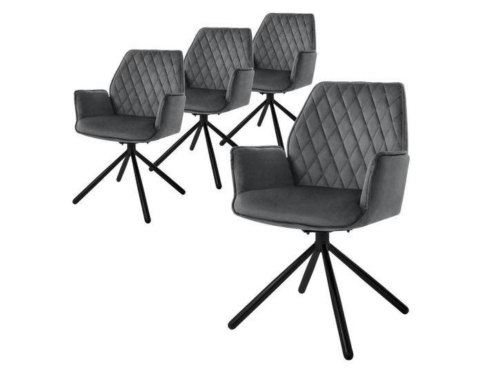 ML-DESIGN DREHSTUHL, Anthrazit, Metall, 63x90x57 cm, Esszimmer, Stühle, Esszimmerstühle, Armlehnenstühle von XXXLutz Marktplatz