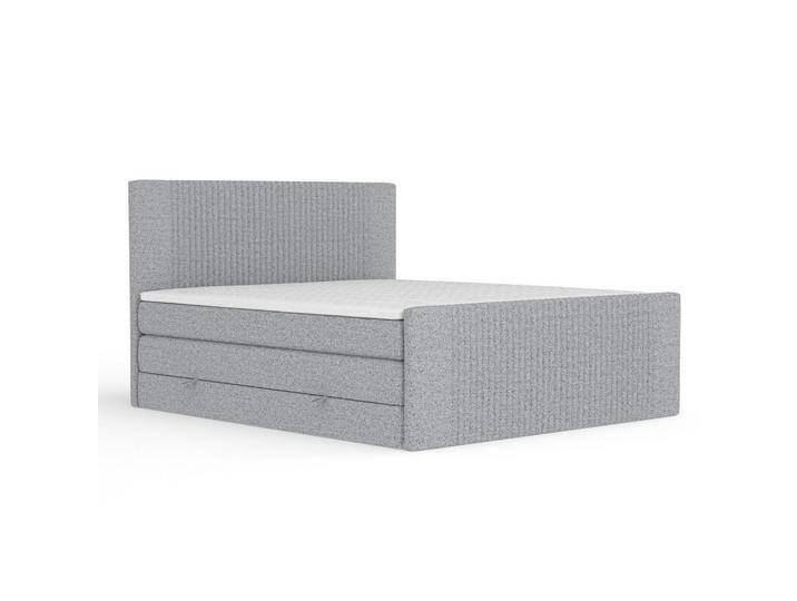 Maison de Reve BOXSPRINGBETT, Grau, Buche, Kiefer, H3 + H4, 7-Zonen, Höhe ca. 40 cm, 160x200 cm, Handmade in Europe, OEKO-TEX® STANDARD 100, FSC 100%, Schlafzimmer, Betten, Boxspringbetten von XXXLutz Marktplatz