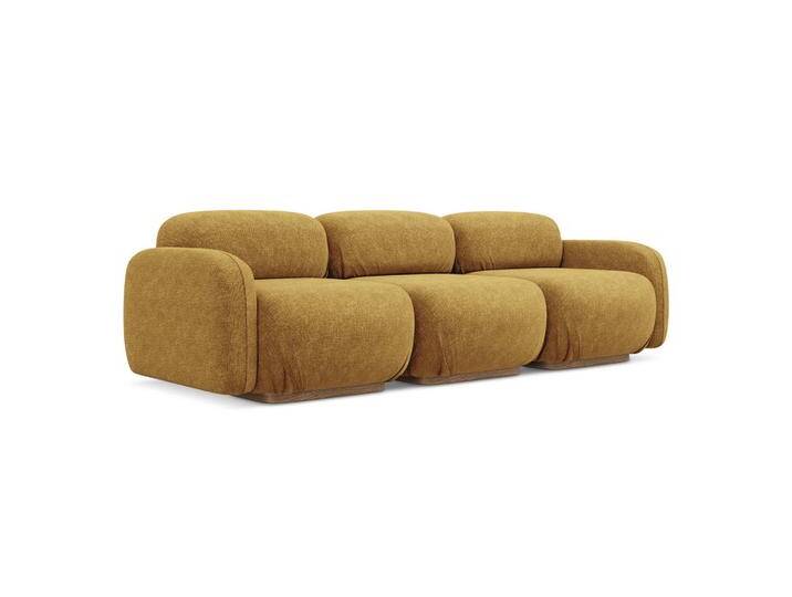 Makamii 4-SITZER-SOFA, Currygelb, Füllung: Schaumstoff, 270x73x95 cm, Made in EU, Wohnzimmer, Sofas & Couches, Sofas von XXXLutz Marktplatz