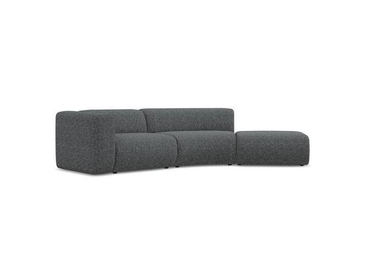 Makamii 4-SITZER-SOFA, Graphit, Füllung: Schaumstoff, 335x70x166 cm, Made in EU, Wohnzimmer, Sofas & Couches, Sofas von XXXLutz Marktplatz