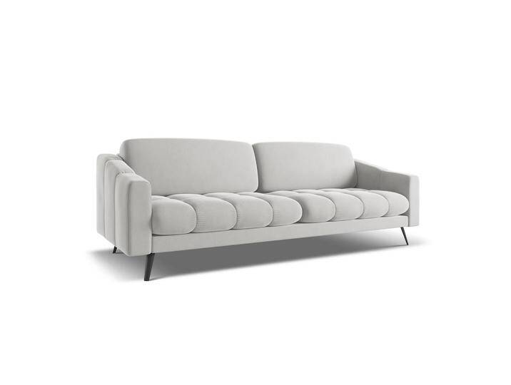 Makamii 4-SITZER-SOFA, Silber, Füllung: Schaumstoff, 238x80x95 cm, Made in EU, Wohnzimmer, Sofas & Couches, Sofas von XXXLutz Marktplatz